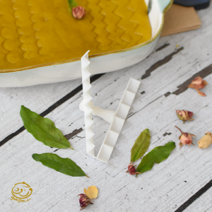 مهر حاشیه حلوا 2عددی زیگزاگی